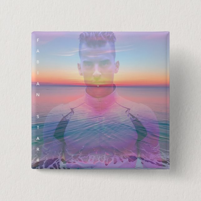 Fabian Starr Digital Love Fan Button  (Front)
