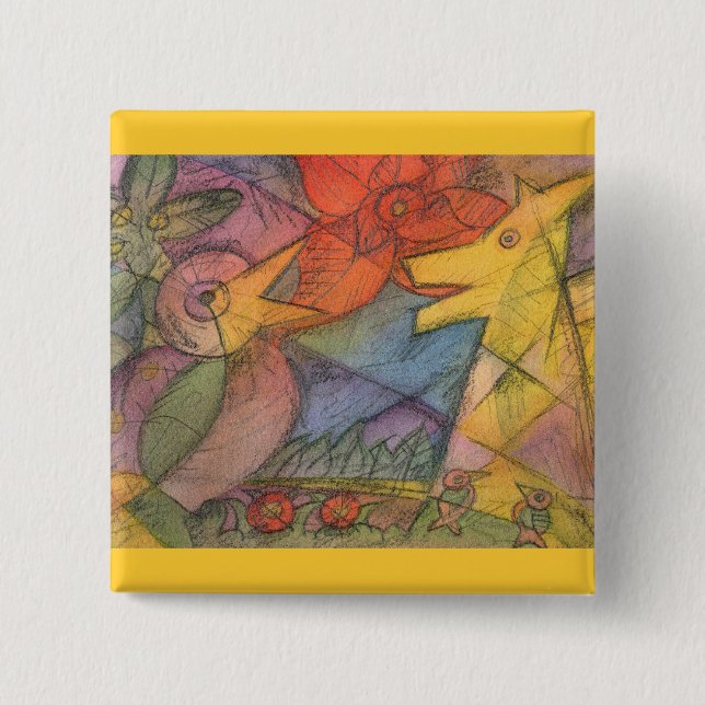 Fable Talk 2 Inch Square Button (Front)