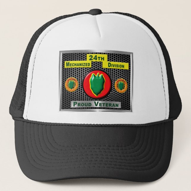 Fabled 24th Mechanized Infantry Division Trucker Hat (Front)