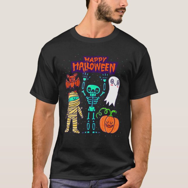 Faboolous 4Th Grade Teacher Fabulous Boo Ghost Fou T-Shirt (Front)