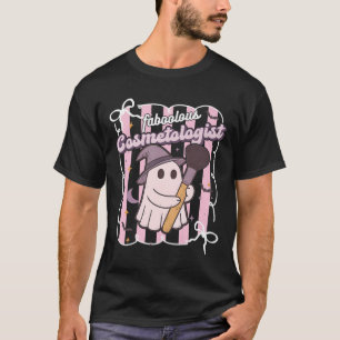 Faboolous Cosmetologist Artist Makeup Cute Ghost H T-Shirt