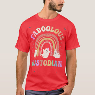 Faboolous CUSTODIAN Costume This Is My Spooky Vibe T-Shirt