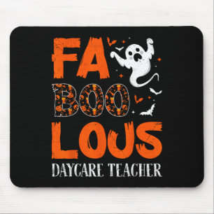 Faboolous Daycare Teacher - Halloween Childcare Pr Mouse Pad