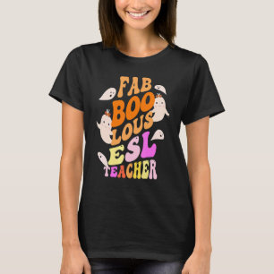 Faboolous ESL TEACHER Costume This Is My Spooky 4 T-Shirt