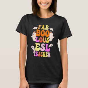 Faboolous ESL TEACHER Costume This Is My Spooky 5 T-Shirt