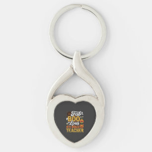 Faboolous Halloween 4th Grade Teacher Keychain