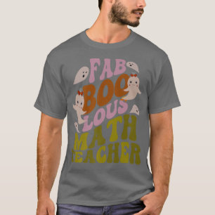 Faboolous MATH TEACHER Costume This Is My Spooky P T-Shirt