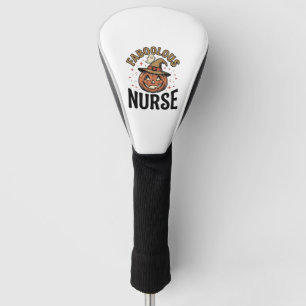 Faboolous Nurse Halloween Pumpkin Vintage Shirt De Golf Head Cover