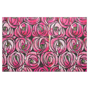 Fabric-Abstract-Charles Rennie Mackintosh 1 Fabric