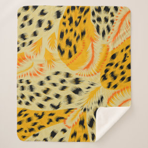 fabric abstract mixed animal skin texture backgrou sherpa blanket