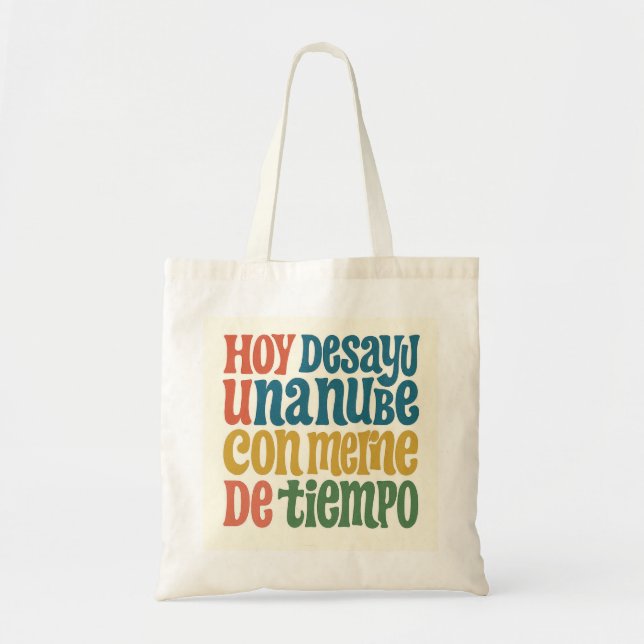 Fabric Bag Surreal Breakfast (Front)