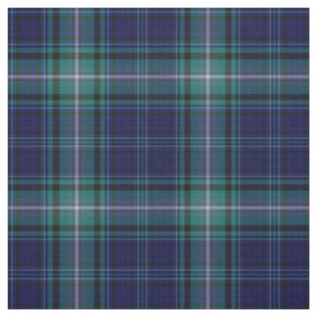 Fabric - Blue & Green Tartan (Swatch)