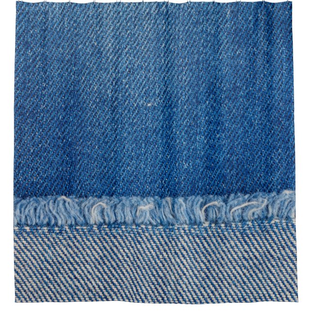 Fabric Blue Jeans Background, Denim texture (Front)