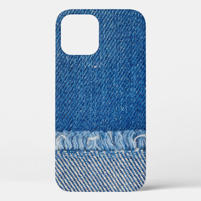 Fabric Blue Jeans Background, Denim texture Case-Mate iPhone Case (Back)