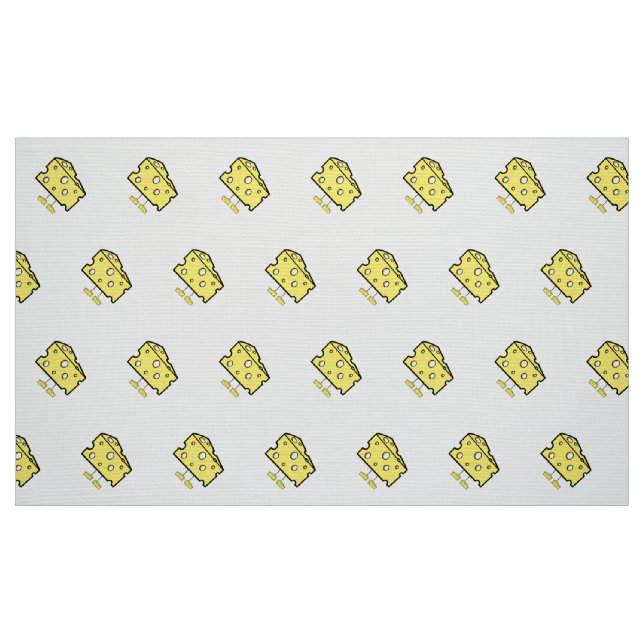 Fabric, Cheesy Cheese Fabric (Fat Quarter)
