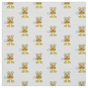Fabric, Cheesy Mousey Pie Pizza Fabric