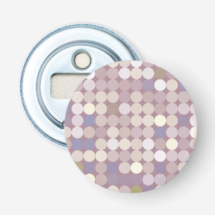 Fabric circles abstract pattern bottle opener
