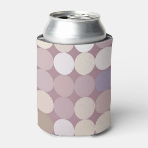 Fabric circles abstract pattern can cooler