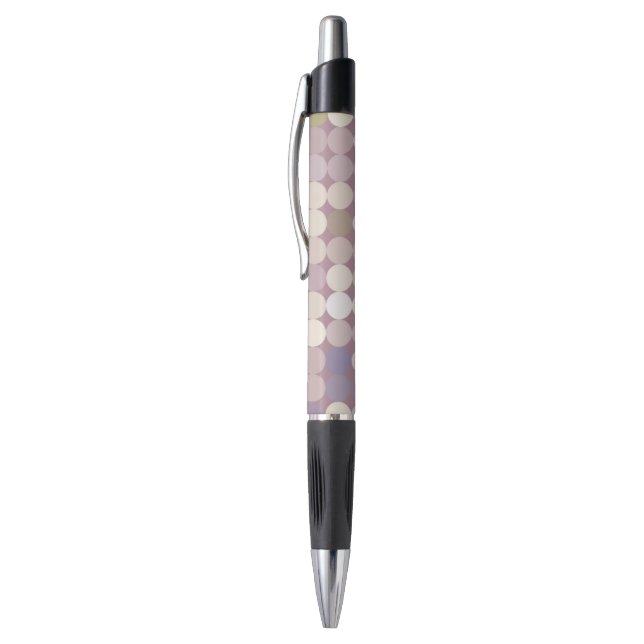 Fabric circles abstract pattern pen (Top (Vertical))