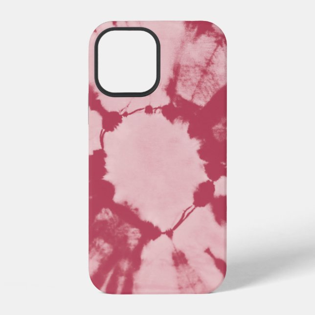 Fabric cotton tie dye pattern abstract backgrounda iPhone case (Back)