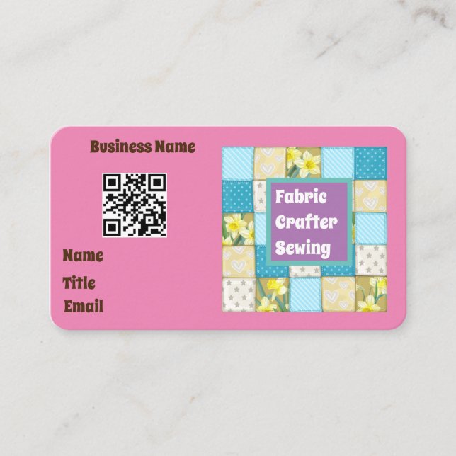 Fabric Crafter Business Card (Front)