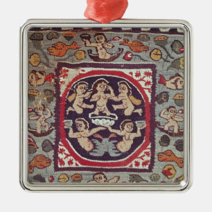 Fabric depicting Venus Anadyomene, from Antinoe Metal Ornament