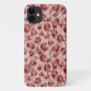Fabric Fur Texture Brown Pattern iPhone 11 Case