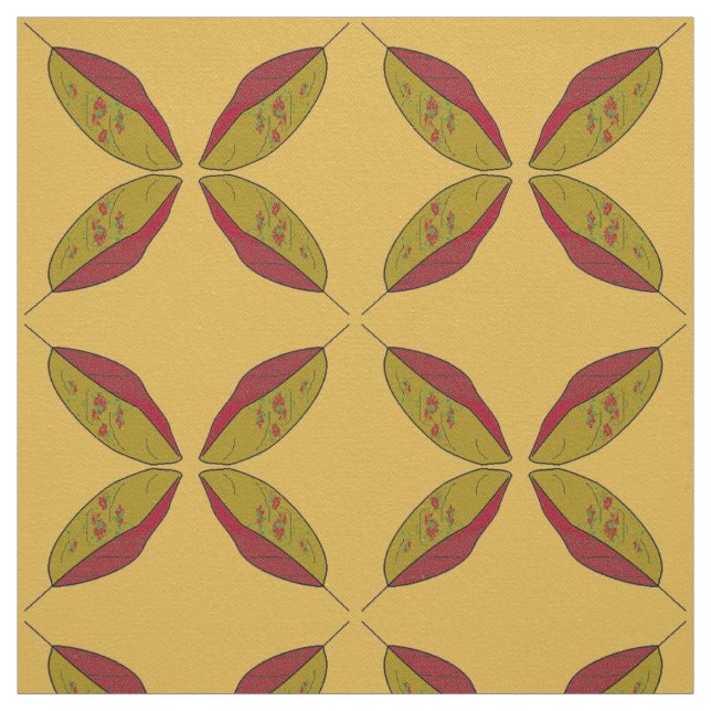 Fabric - Graphic Leaf (Swatch)
