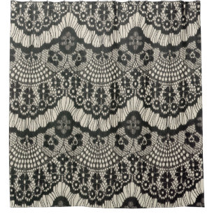 Fabric Lace Ornament on White.