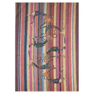 Fabric Stripes Pattern coloured I + KOKOPELLI Tablecloth