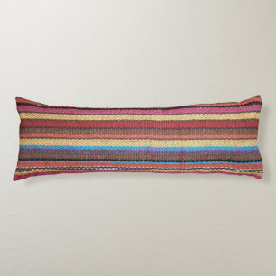 Fabric Stripes Pattern coloured I + your ideas Body Pillow