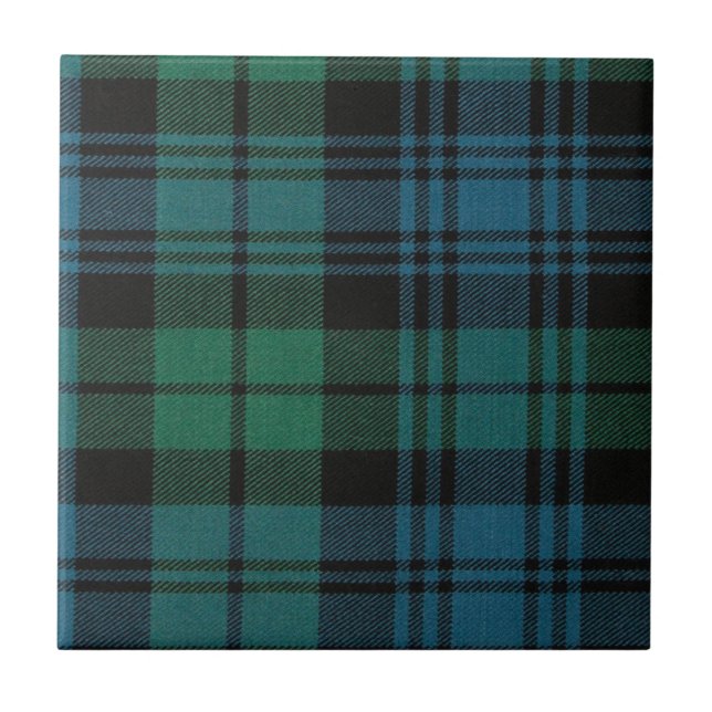 Fabric Tartan Ceramic Tile (Front)
