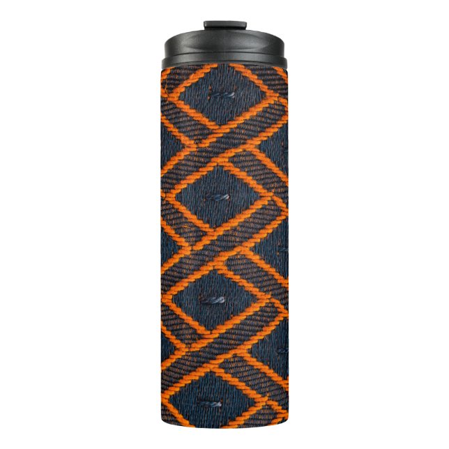Fabric texture background / Fabric texture Thermal Tumbler (Front)