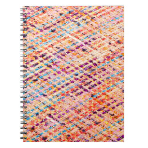 Fabric texture weave a large thread notebook
