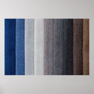 Fabric tissue cotton textile poster