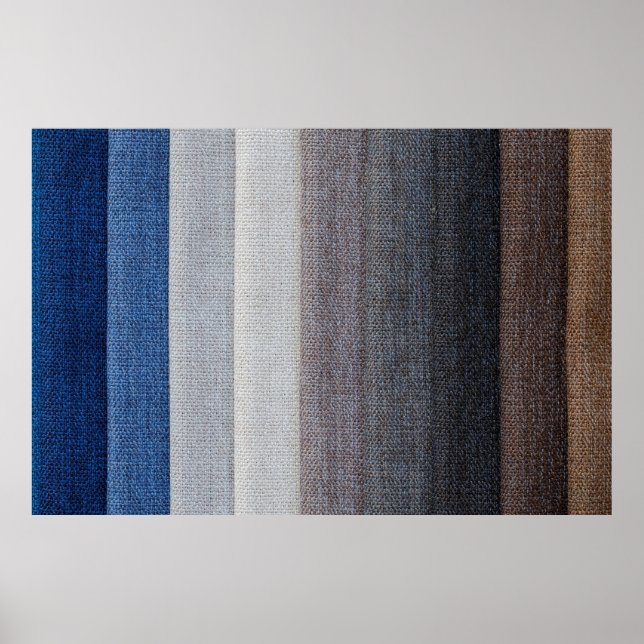 Fabric tissue cotton textile poster (Front)