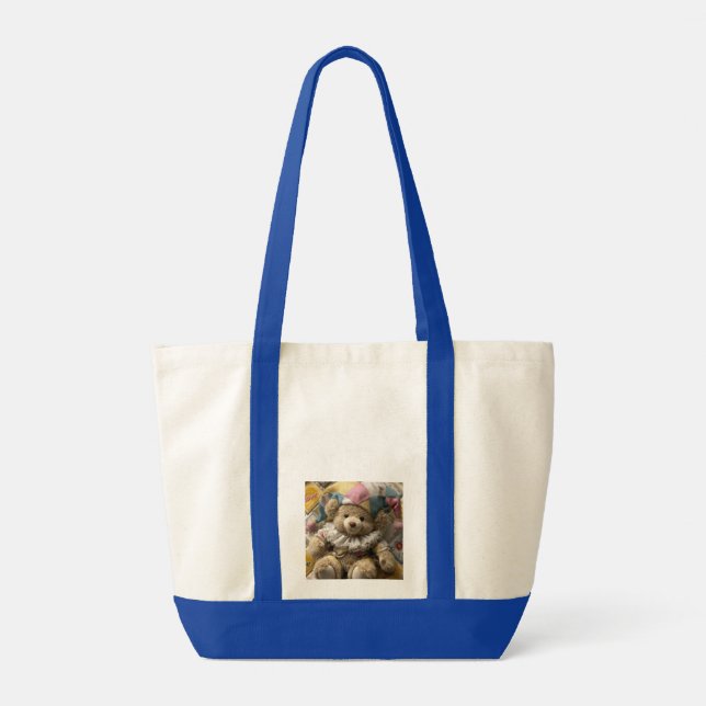 "Fabric Tote Design – Personalized diaper bag  (Back)