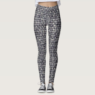 fabric weave leggings