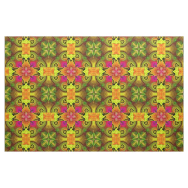 Fabric with Spring Bouquet design (Yard)
