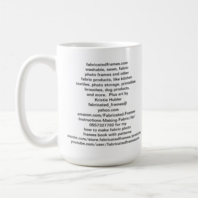 fabricatedframes.com logo Mug (Left)