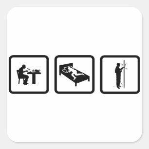 Fabricator Square Sticker