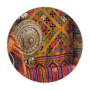 Fabrics, Bhutan Cutting Board