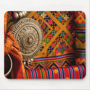 Fabrics, Bhutan Mouse Pad