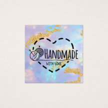 Fabriqué à la main avec amour - opal or merci pour