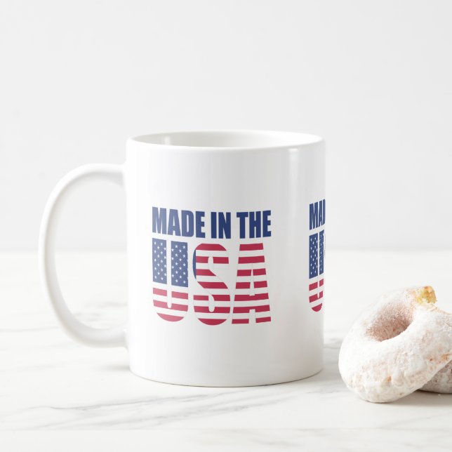 Fabriqué aux USA Mug (Avec donut)