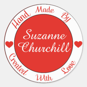 Fabriqué avec amour - Made made By - Sticker - SRF