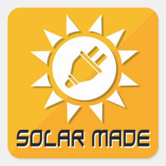 Fabriqué Avec Des Stickers Solaires