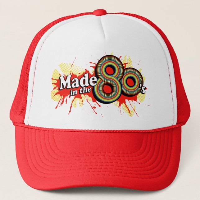"Fabriqué dans les années 80" casquette de design  (Devant)