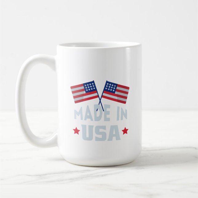 Fabriqué dans une tasse aux États-Unis (Gauche)