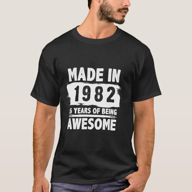 Fabriqué en 1982 - 42 Ans d'être génial T-shirt (Devant)